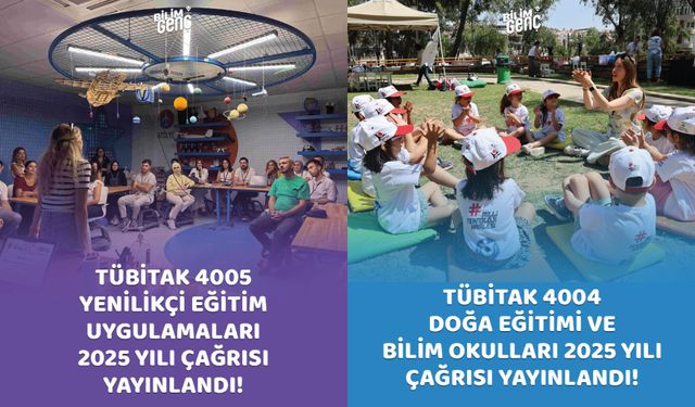 Yenilikçi Eğitim Uygulamaları  ve Doğa Eğitimi ve Bilim Okulları 2025 Çağrısı Açıldı!