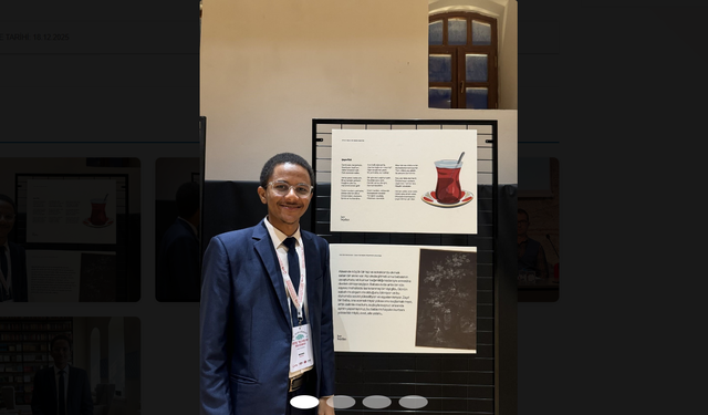 Nijerya’dan geldi, çaya şiir yazdı