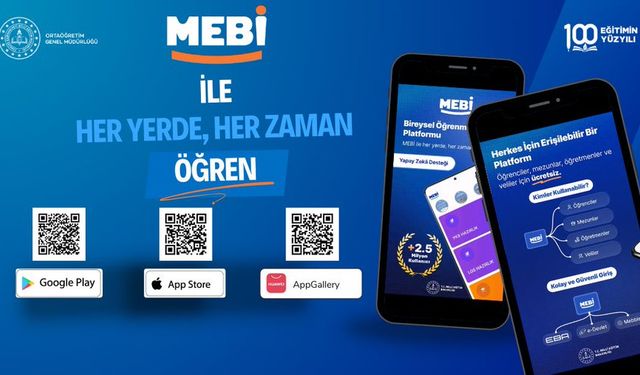 MEBİ Mobil Uygulaması Tüm Platformlarda Kullanıcıların Erişimine Sunuldu!