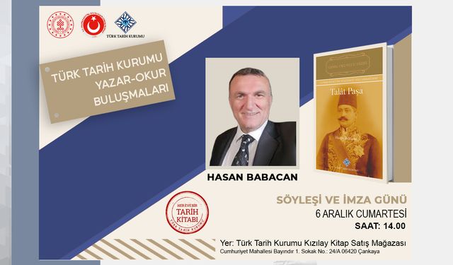 Yazar-Okur Buluşmaları’nın Konuğu Prof. Dr. Hasan Babacan
