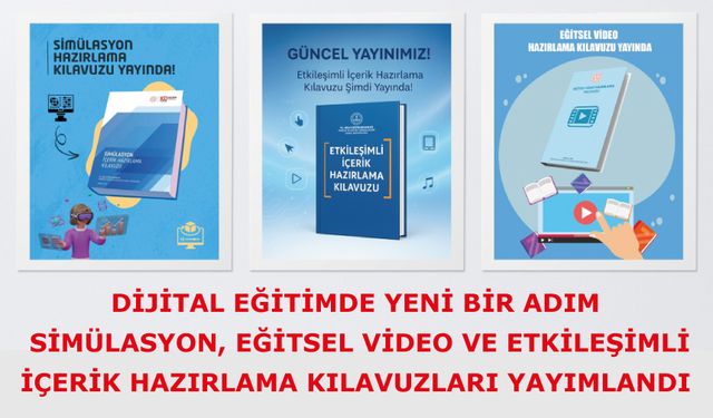 Dijital Eğitimde Yeni Bir Adım: Simülasyon, Eğitsel Video Ve Etkileşimli İçerik Hazırlama Kılavuzları Yayımlandı