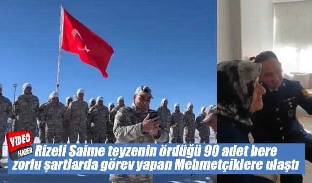 Bir annenin ilmeği, Mehmetçiğin yüreğine dokundu…