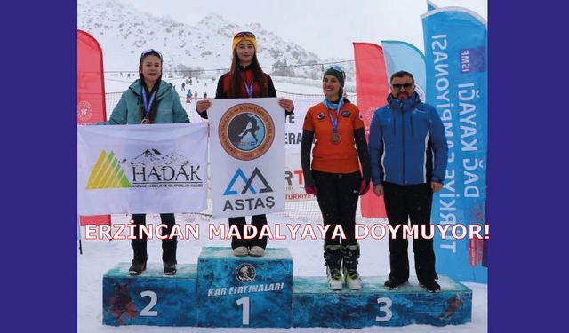 Erzincan Madalyaya Doymuyor!