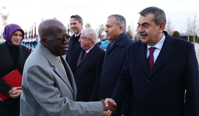 Cumhurbaşkanı Sayın Bola Ahmed Tinubu ve heyetini karşılama törenine iştirak ettik