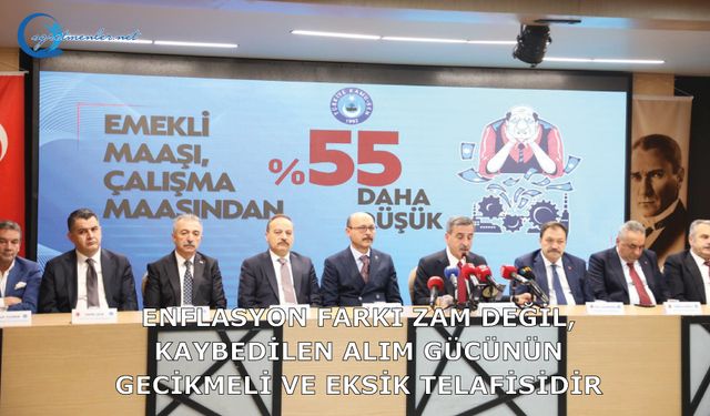 Enflasyon Farkı Zam Değil, Kaybedilen Alım Gücünün Gecikmeli Ve Eksik Telafisidir