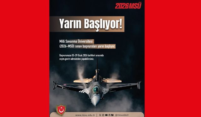 2026-MSÜ başvuruları başlıyor