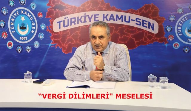 Kamu görevlilerinin vergi dilimi %15’e sabitlenmelidir