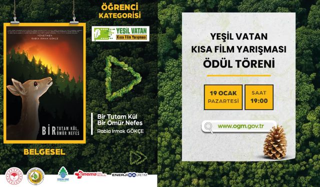 Yeşil Vatan’ı sanatla anlatan filmler ödülleriyle buluşuyor
