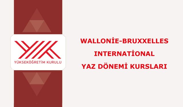 Wallonie-Bruxxelles International Yaz Dönemi Kursları
