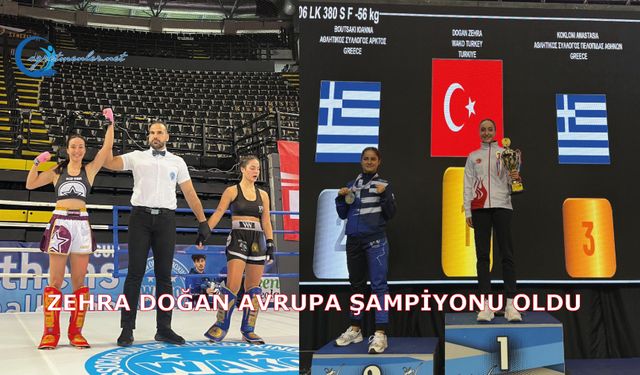 Zehra Doğan, Avrupa şampiyonu oldu