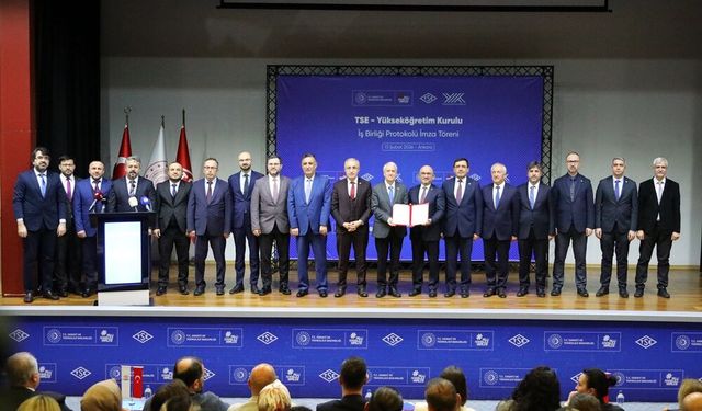 Yükseköğretim Kurulu ile TSE arasında iş birliği protokolü imzalandı