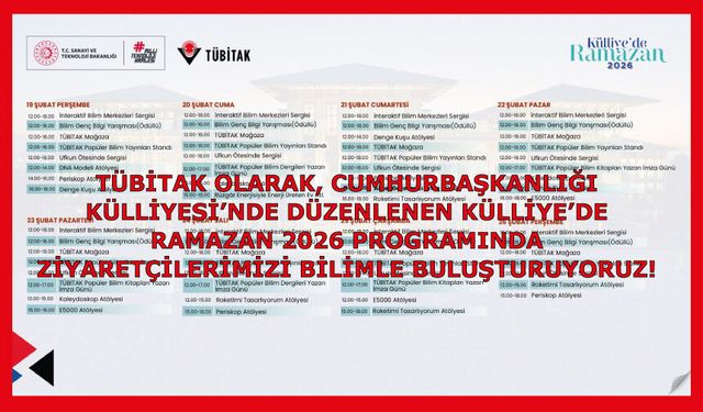Külliye’de Ramazan 2026 programında ziyaretçilerimizi bilimle buluşturuyoruz!