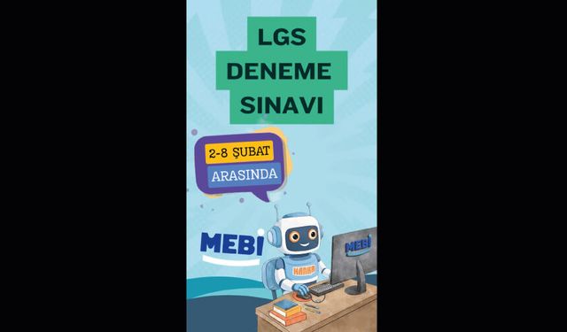 LGS Deneme Sınavı MEBİ’de Başladı!