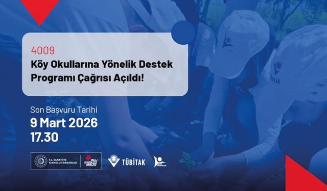 4009-Köy Okullarına Yönelik Destek Programı’nın İlk Çağrısı Yayınlandı