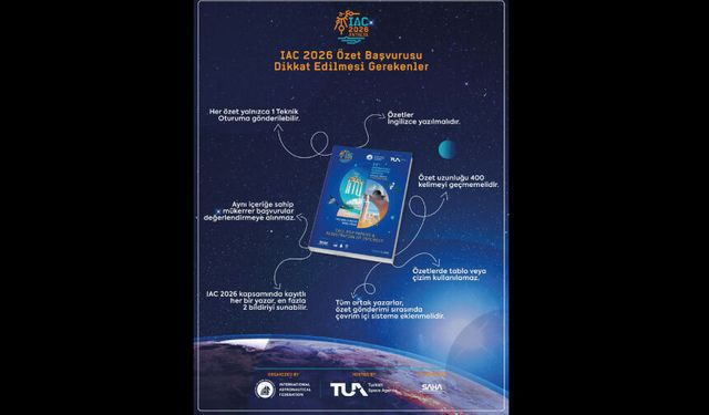 IAC 2026 bildiri özeti son başvuru tarihi: 28 Şubat 2026!