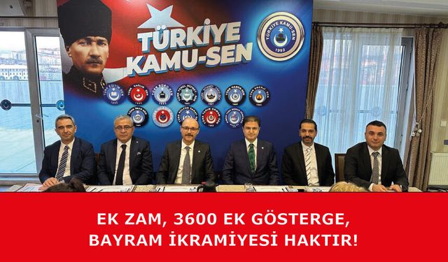 Ek Zam, 3600 Ek Gösterge, Bayram İkramiyesi Haktır!