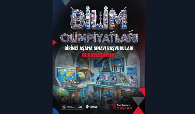 TÜBİTAK ⁠Bilim Olimpiyatları Birinci Aşama Sınavı başvuruları devam ediyor!