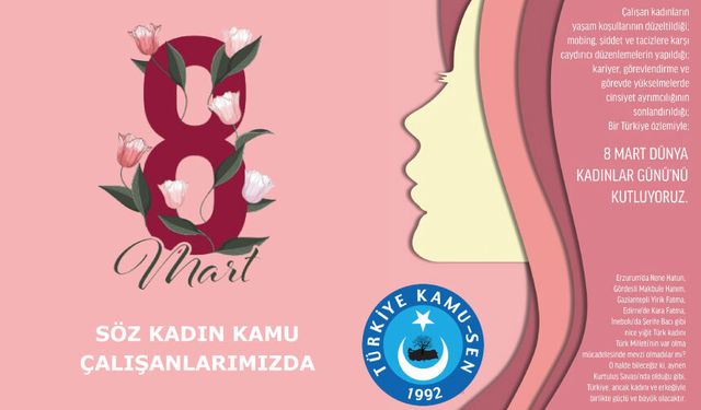 Söz Kadın Kamu Çalışanlarımızda