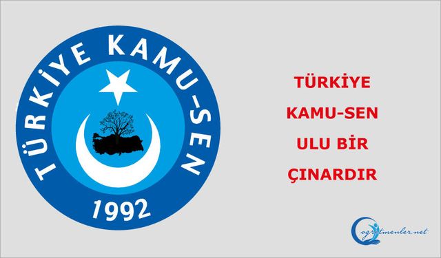 Türkiye Kamu-Sen ulu bir çınardır