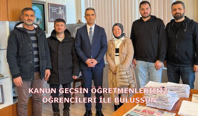 Temennimiz odur ki bir an önce kanun geçsin, öğretmenlerimiz öğrencileri ile buluşsun