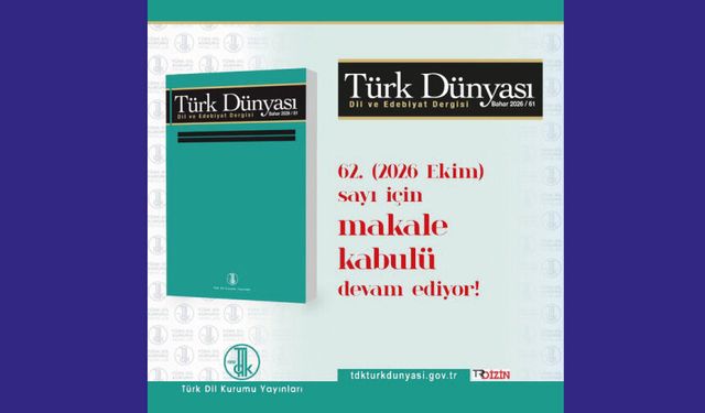 Makale kabulü devam ediyor!