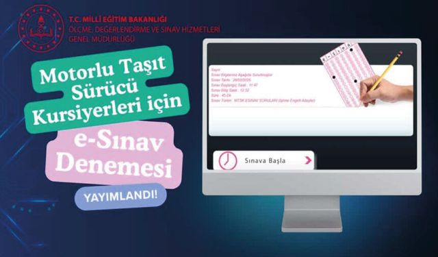 MTSK Kursiyerlerine Yönelik Hazırlanan E-Sınav Örnek Soruları Ve Deneme Uygulaması Erişime Açıldı