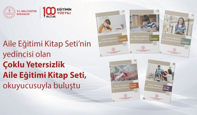 Çoklu Yetersizlik Aile Eğitimi Kitap Seti Yayımlandı