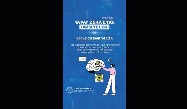 Velilere yapay zekâ etiği tavsiyeleri