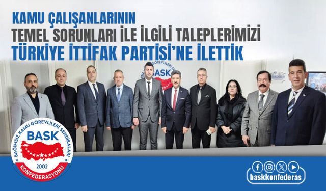 Kamu çalışanlarının temel sorunları ile taleplerimizi içeren dosyayı paylaştık