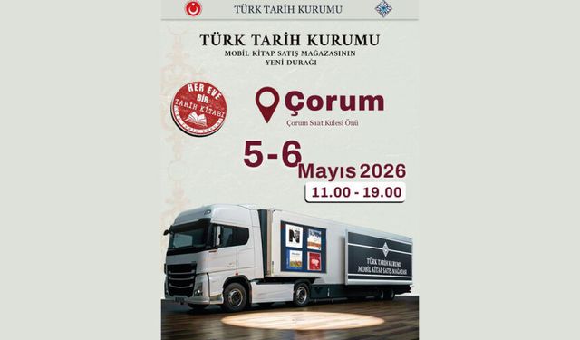 Mobil kitap satış mağazamızın sıradaki durağı Çorum!