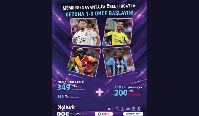 Digitürk Kampanyası Memur Sen Avantaj Üyelerine Özel Güncellendi
