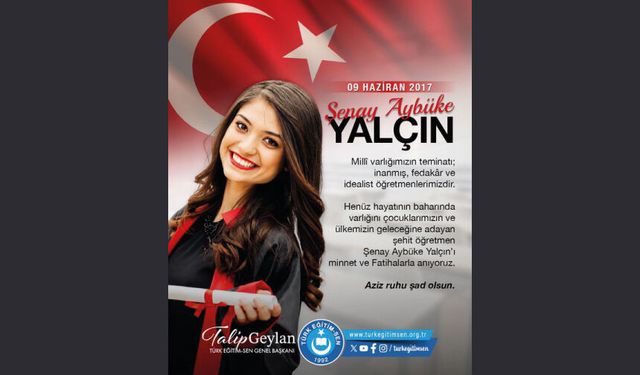 Aybüke Yalçın’ı rahmet dualarla anıyoruz