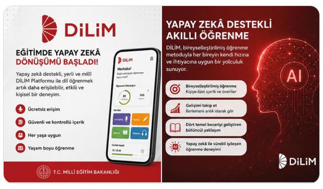 Türkiye’nin yabancı dil öğrenme platformu “DİLİM”