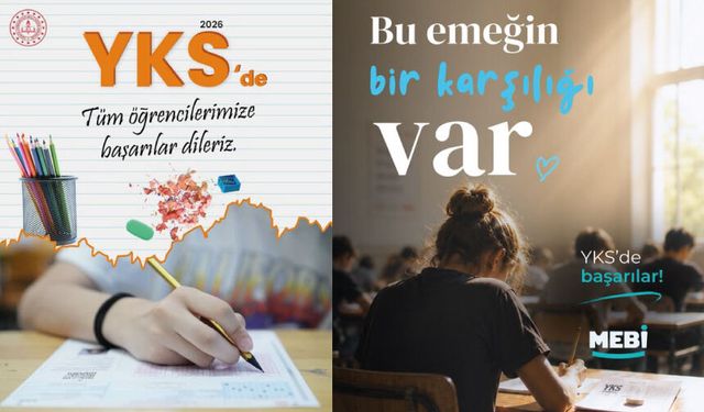 Bu emeğin bir karşılığı var.  YKS’ye girecek tüm adaylara başarılar