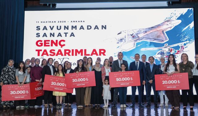 "SAVUNMADAN SANATA: GENÇ TASARIMLAR" YARIŞMASININ ÖDÜL TÖRENİ