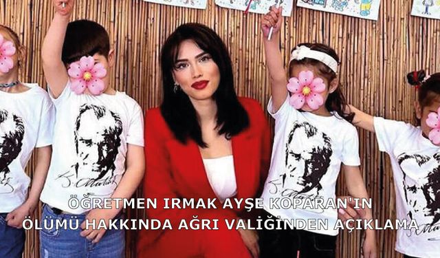 Irmak Ayşe Koparan'ın evinde ölü bulunmasıyla ilgili resmi açıklama