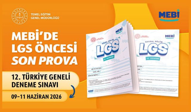 MEBİ'de LGS'ye Hazırlık Sürecinin Son Türkiye Geneli Denemesi Başladı!