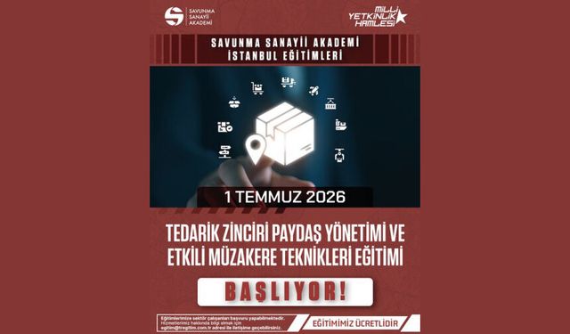 Tedarik Zinciri Paydaş Yönetimi ve Etkili Müzakere Teknikleri Eğitimi Başlıyor!