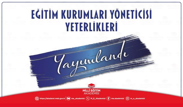 EĞİTİM KURUMU YÖNETİCİLERİ İÇİN "YETERLİK ÇERÇEVESİ" HAZIRLANDI
