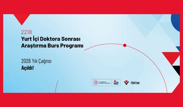 2218 Yurt İçi Doktora Sonrası Araştırma Burs Programı 2026 Yılı Çağrısı Açıldı