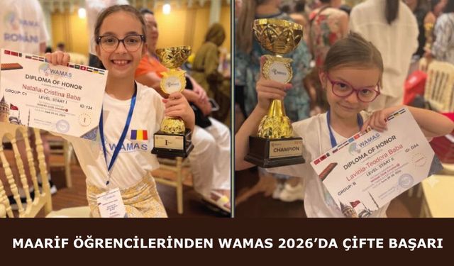 Maarif Öğrencilerinden WAMAS 2026’da Çifte Başarı
