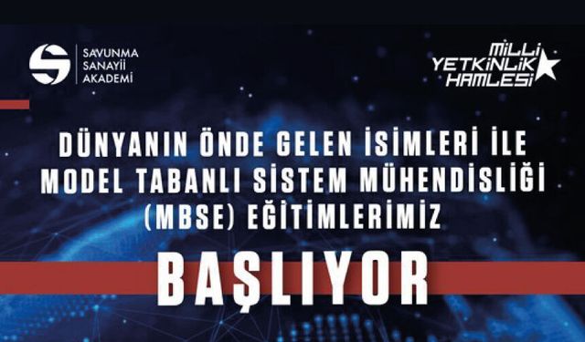 Dünyanın Önde Gelen İsimleri ile Model Tabanlı Sistem Mühendisliği (MBSE) Eğitimlerimiz Başlıyor!