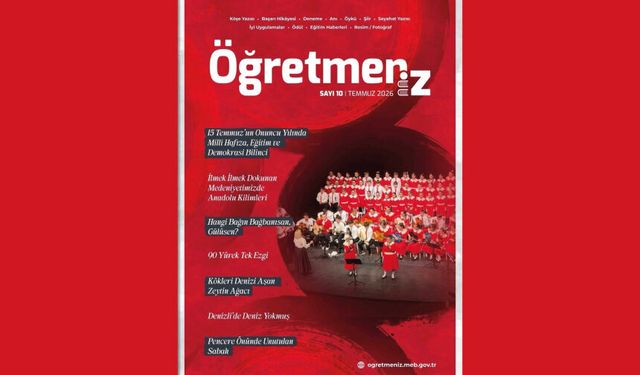 ÖğretmenİZ Dergisinde Bizden Biri