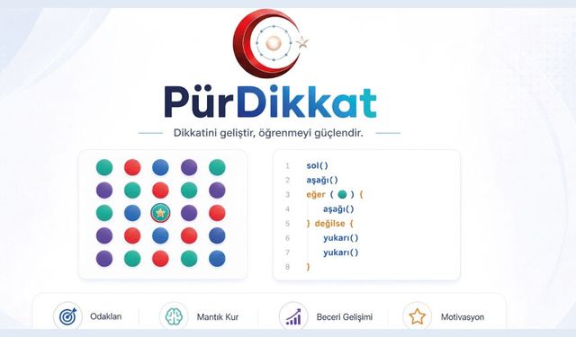Dijital Dikkat Geliştirme Oyunu “PürDikkat”, EBA’da Öğrencilerin Kullanımına Sunuldu