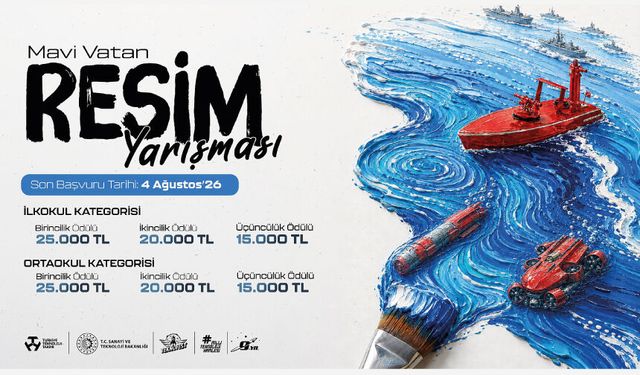 TEKNOFEST 2026 Mavi Vatan Resim Yarışması Başvuruları Başladı