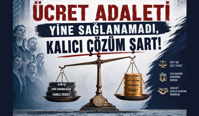 MİLLÎ EĞİTİM BAKANLIĞINDA ÜCRET ADALETİ YİNE SAĞLANAMADI, KALICI ÇÖZÜM ŞART!