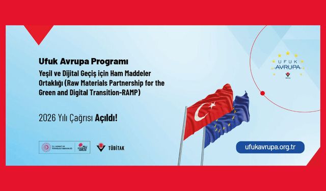 Yeşil ve Dijital Geçiş için Ham Maddeler Ortaklığı 2026 Yılı Çağrısı Açıldı