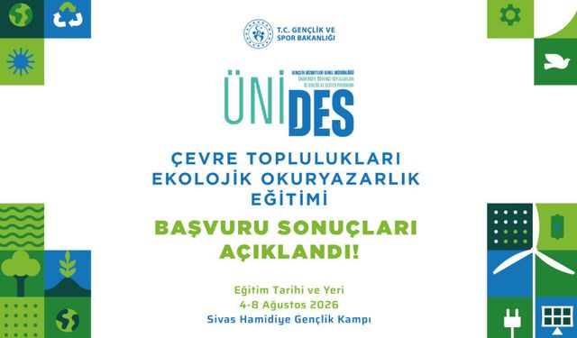 ÜNİDES Çevre Toplulukları Ekolojik Okuryazarlık Eğitimi Başvuru Sonuçları Açıklandı