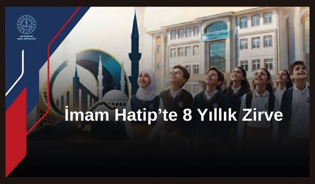 Kayseri Şehit Cennet Yiğit İmam Hatip Ortaokulu, üst üste 8. kez Kayseri birincisi oldu.