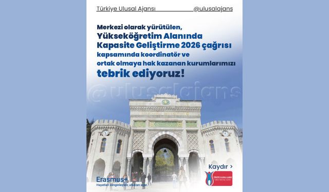 Yükseköğretim Alanında Kapasite Geliştirme-2026 yılı başvuru sonuçları açıklandı